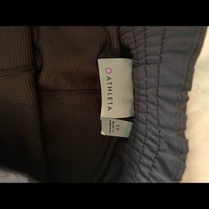 Athleta black skirt with shorts